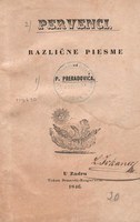 Básnická prvotina básníka Petra Preradoviće ze sbírky B. Vodnika-Drechslera